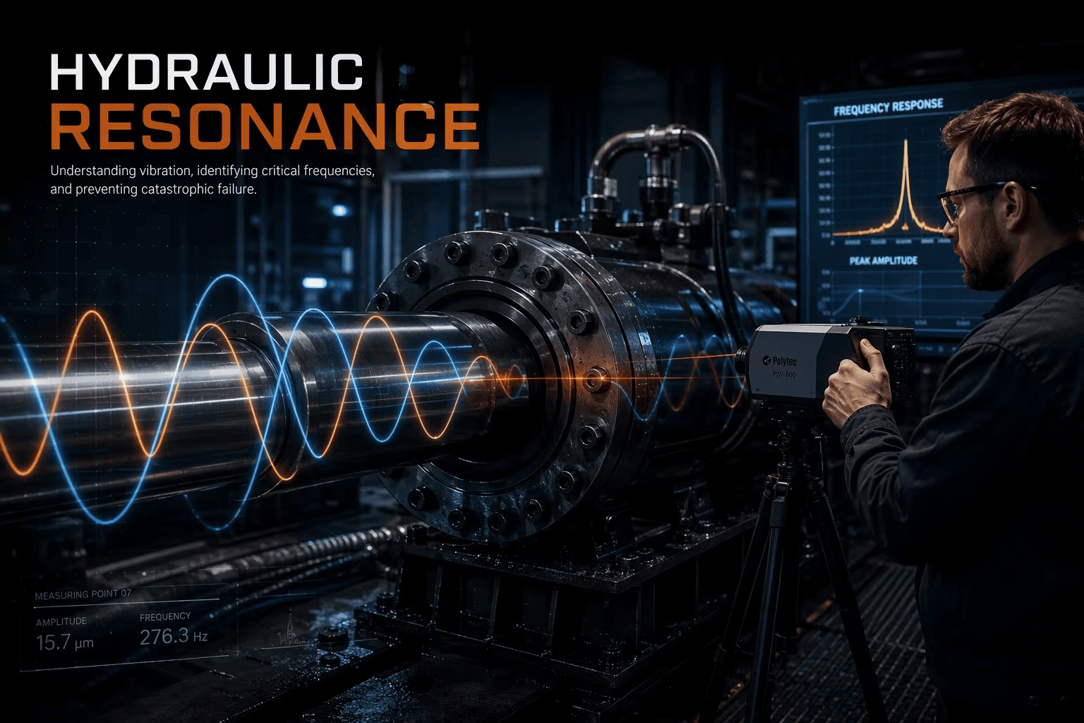 Hydraulická rezonance: Neviditelné chvění, které zaklapne držáky válce