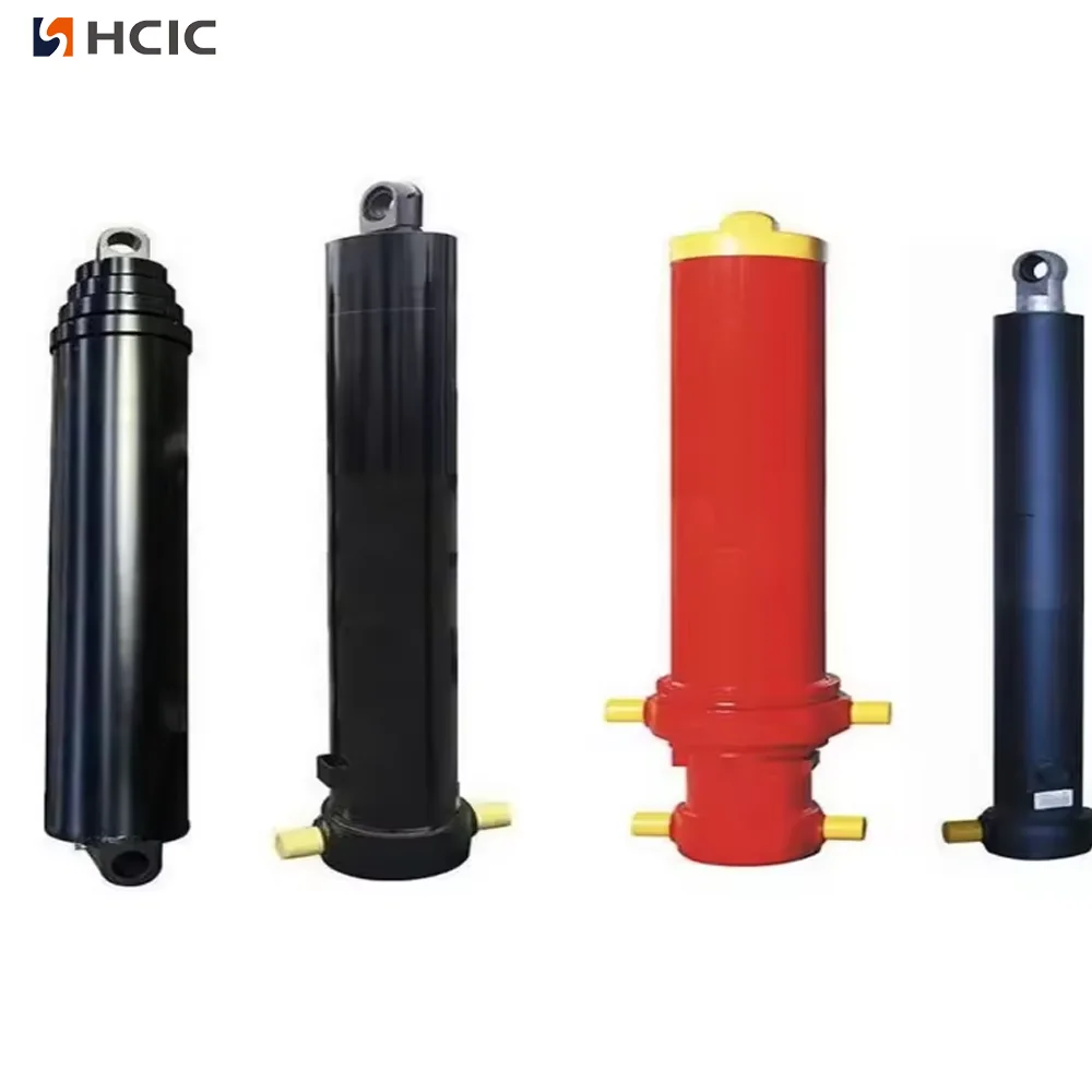 Hydraulický teleskopický válec s přední montáží pro sklápěč