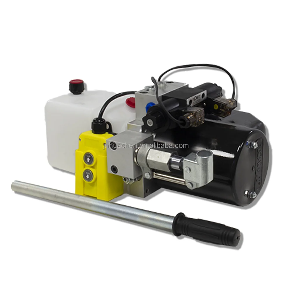 Jednočinná a dvojčinná hydraulická pohonná jednotka pro sklápěcí návěsy